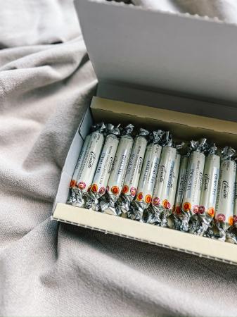 Boter Isigny AOP gezouten mini rolletjes pr (doos 30x15g)