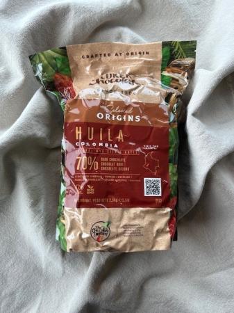 Chocolat Huila dark 70%, Premium Label Delgiro (2,5kg)