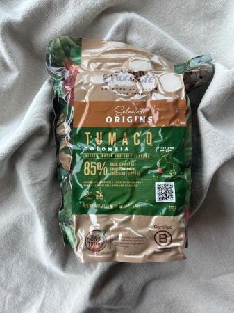 Chocolat Tumaco 85%, Premium Label Delgiro (2,5kg)