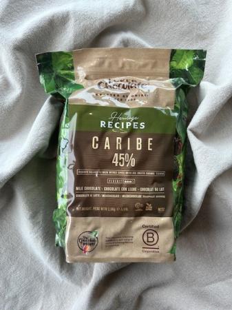Chocolat au lait caribe 40%, Premium Label Delgiro (2,5kg)