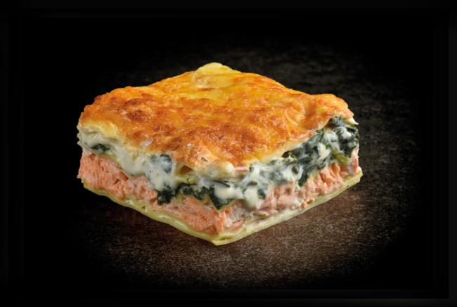 Lasagne saumon épinards pr (2,4kg)