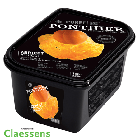 Abrikoos puree Ponthier pr (pot 1kg) DPV