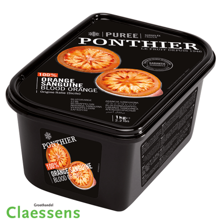 Bloedsinaasappel puree Ponthier pr (pot 1kg) DPV
