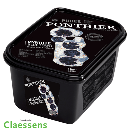 Bosbes puree Ponthier pr (pot 1kg) DPV