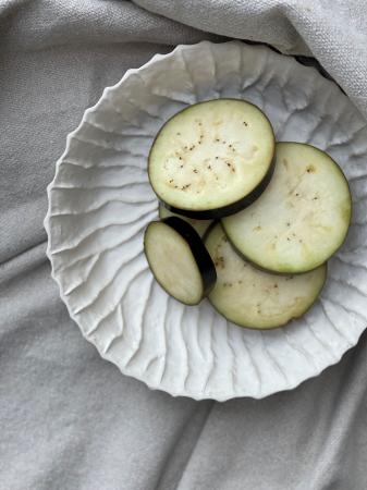 Aubergine rondel 1cm pr (1kg)